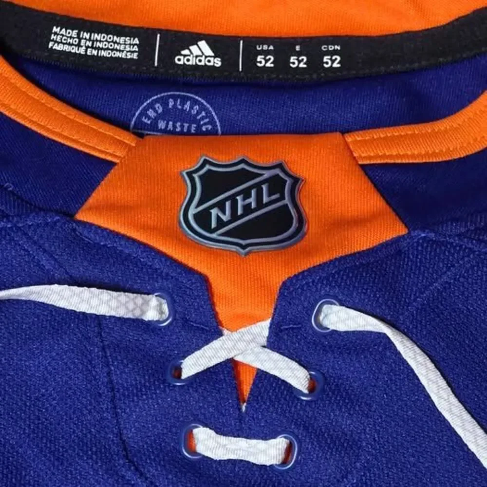 New York Islanders Authentic Adidas Mens Large (52) NHL Team Jersey